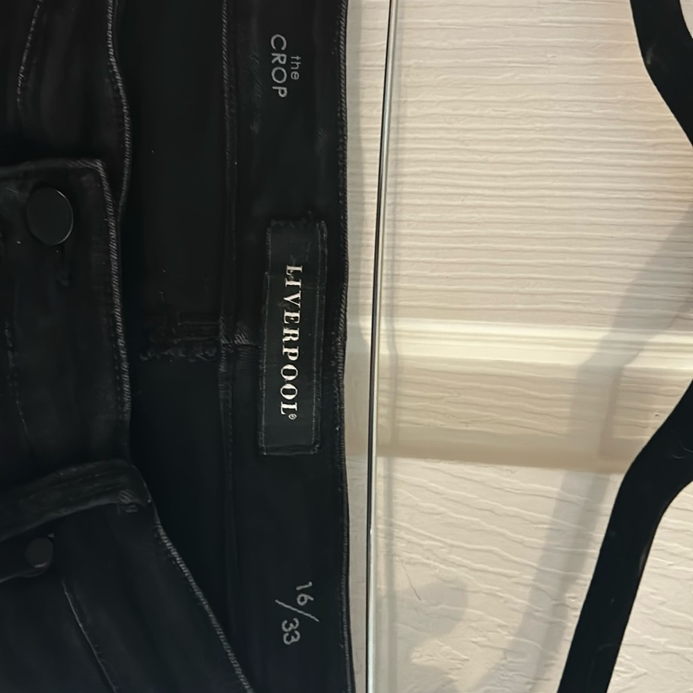 Brand new worn once Liverpool crop skinny jeans with side lace detail